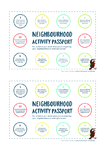 Neighbourhood Activity Passport preview