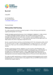 Metropolitan Rail Funding - Letter to Minister July 2024 preview