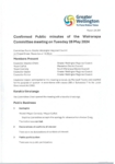 Confirmed Public minutes of the Wairarapa Committee meeting on Tuesday 28 May 2024 preview