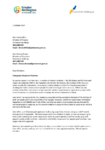 Letter to Min Willis and Min Brown - Emergency Response Provision preview