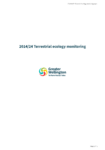 Terrestrial ecology monitoring data from 2014 to 2024 preview