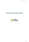 Wetland health monitoring report 2016/2024 preview