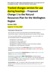 Tracked changes version for use during hearings – Proposed Change 1 to the Natural Resources Plan for the Wellington Region preview