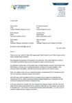 Letter from NZTA re Waka Kotahi Proposals to Downgrade O2NL preview