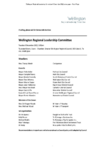 Wellington Regional Leadership Committee Order Paper - Tuesday 6 December 2022 preview