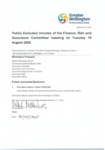 Confirmed Public Excluded minutes of the FRAC meeting on Tuesday 19 August 2025 preview
