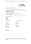 Transport Committee 18 September 2025 Order Paper preview