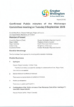 Confirmed Public minutes of the Wairarapa Committee on Tuesday 9 September 2025 preview