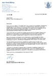  Letter from Minster Bishop re the Castalia report  preview