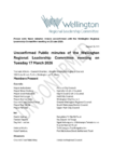 Unconfirmed Public minutes of the Wellington Regional Leadership Committee meeting on 17 March 2026 preview