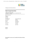Public Transport Committee 15 October 2026 Order Paper preview